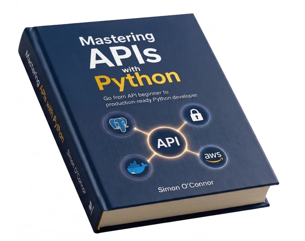 Mastering APIs with Python book cover